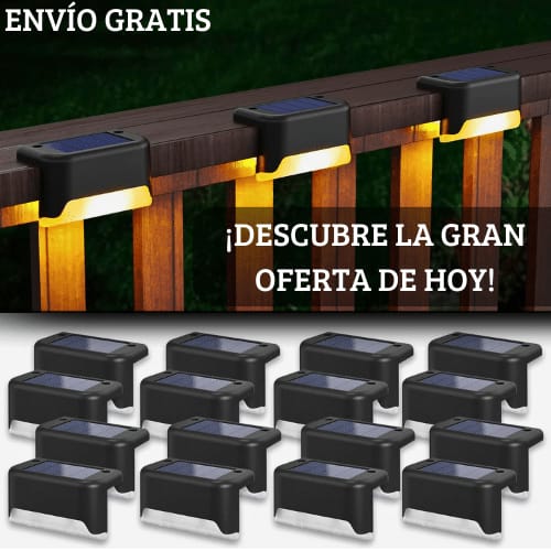 Luces Led Solares PACK X 4 UNDS