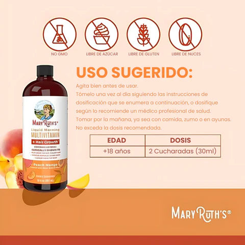 Multivitamínico líquido + Lustriva® : mírate 10 años más joven