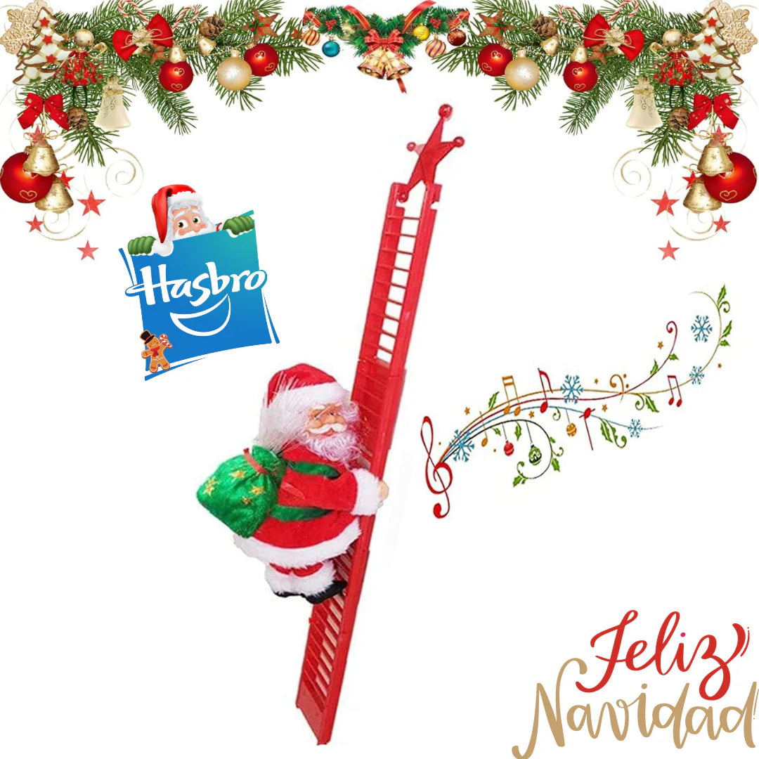 PAPÁ NOEL ESCALADOR CON MÚSICA HASBRO®