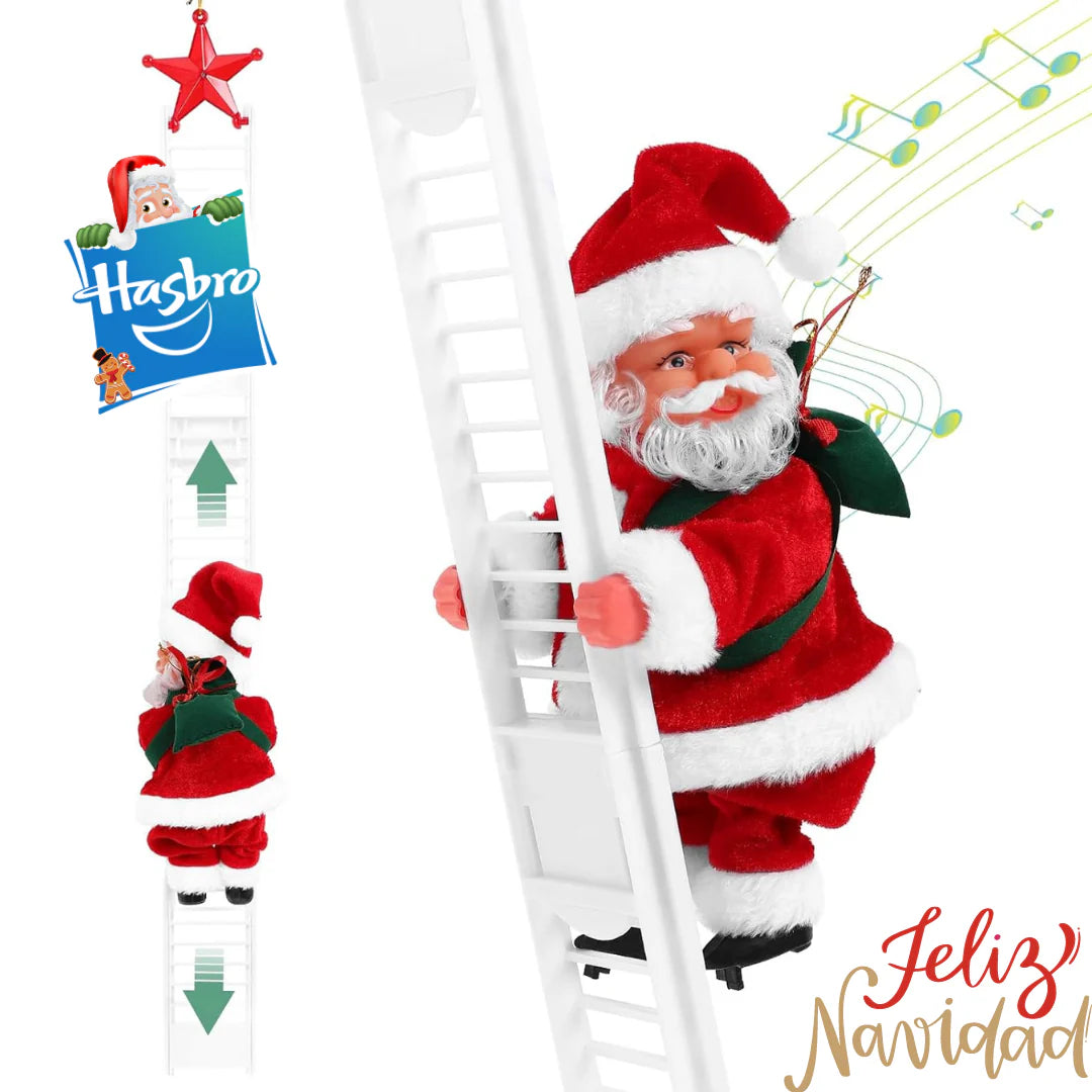 PAPÁ NOEL ESCALADOR CON MÚSICA HASBRO®