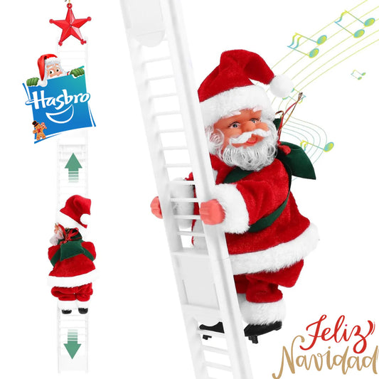 PAPÁ NOEL ESCALADOR CON MÚSICA HASBRO®