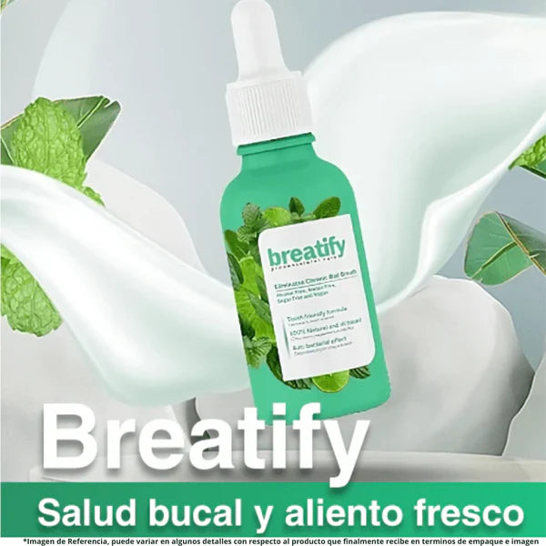 BREATIFY| Gotas naturales para el mal aliento importadas