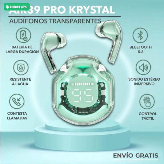 AUDIFONOS KRYSTAL || EXPERIENCIA PREMIUM 🔥 + CAJA DE REGALO