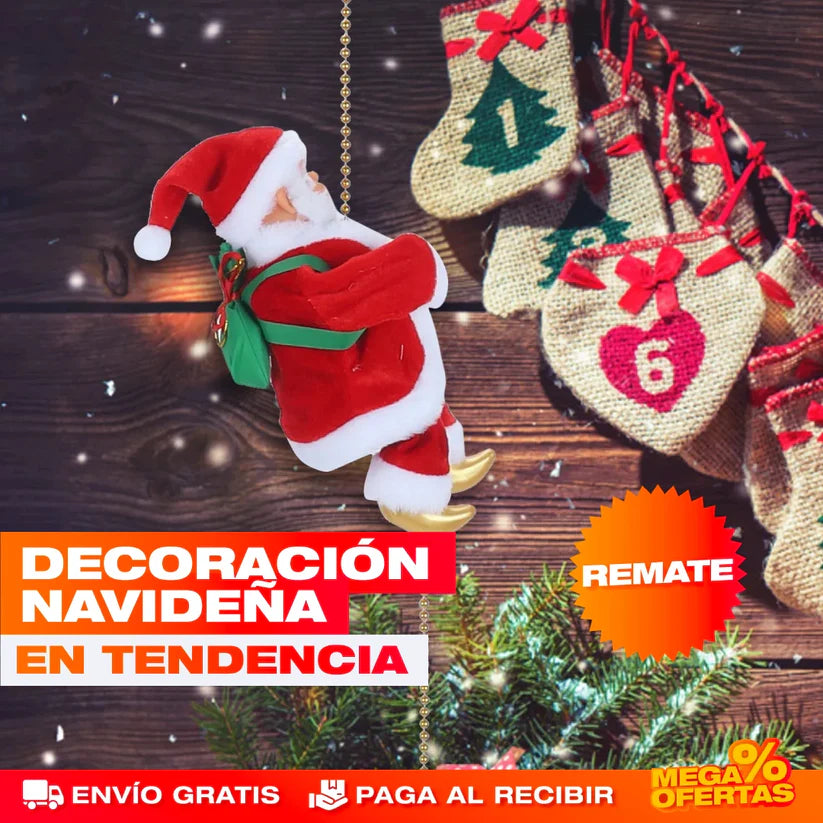 ¡Papa Noel Escalador! | El Mejor Regalo de Navidad para tu Hogar🎄