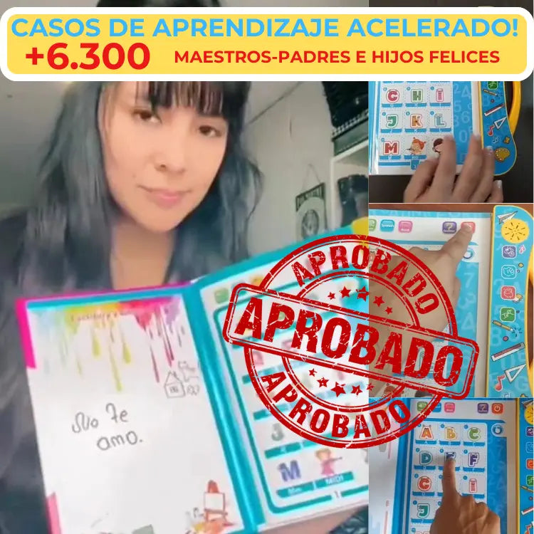 PRODUCTO IMPORTADO! Libro eletrónico bilingue de aprendizaje+sonido