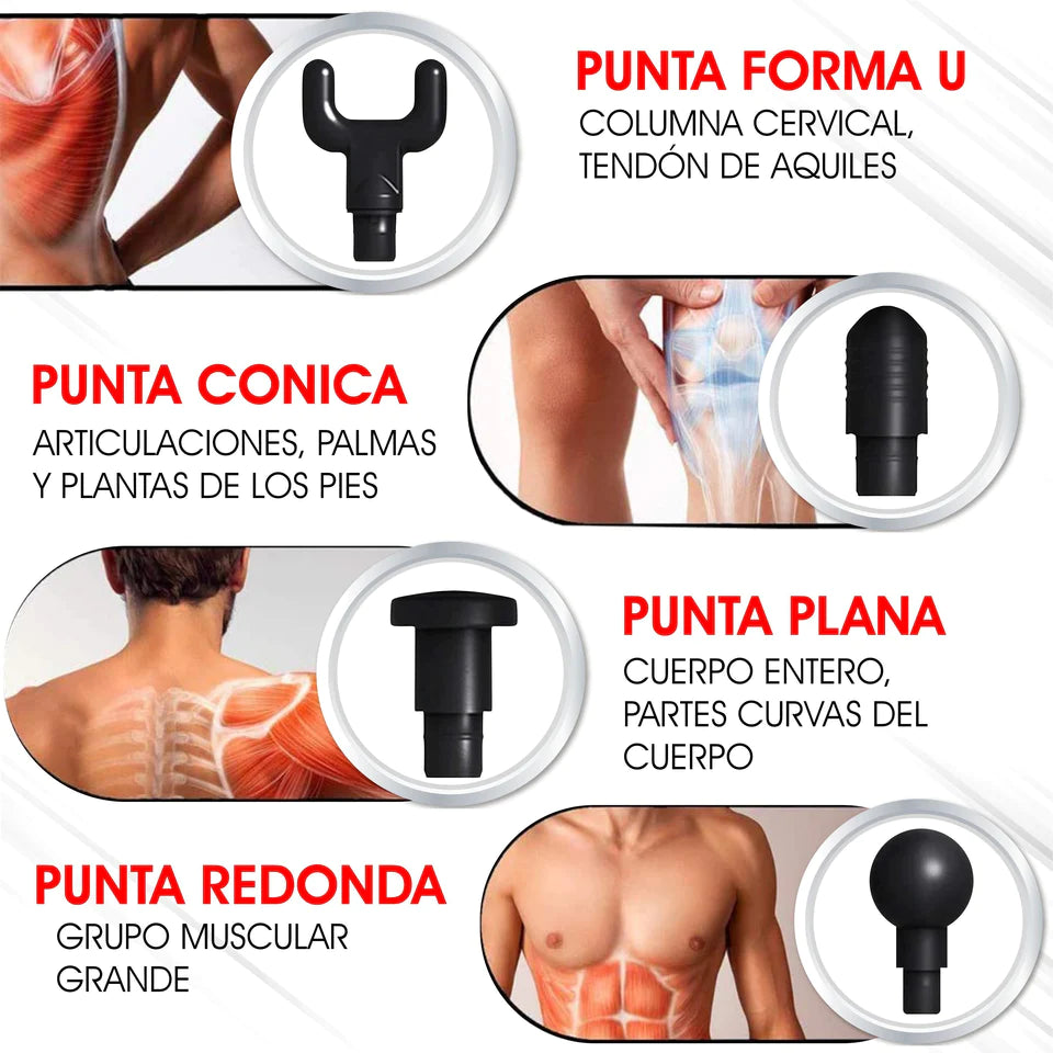 MASSAGER GUN® Relaja Tu Cuerpo en casa!