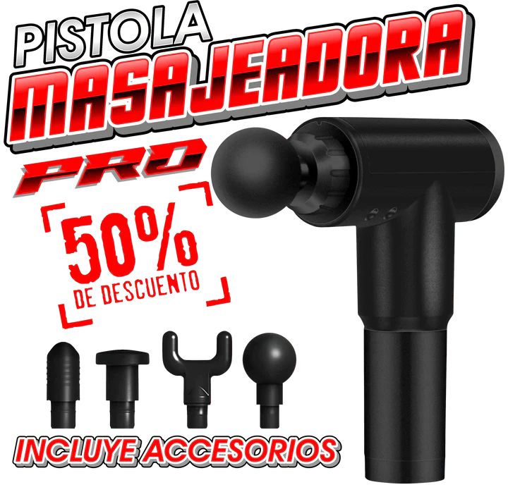 MASSAGER GUN® Relaja Tu Cuerpo en casa!