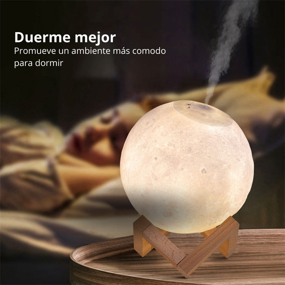 LAMPMOON®//Lampara Lunar con Humificador Integrado